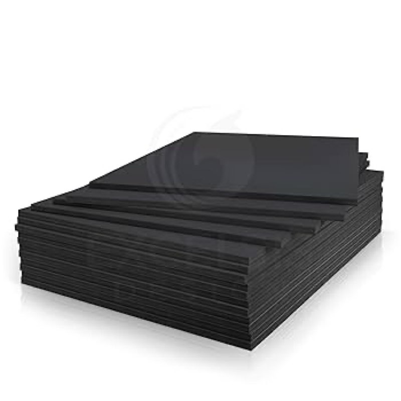EXCELSIS DESIGN Black Foam Board 18 x 24 x 1/8" (3mm) Inch, 15 Pack Acid-Free Foam Core Poster Board