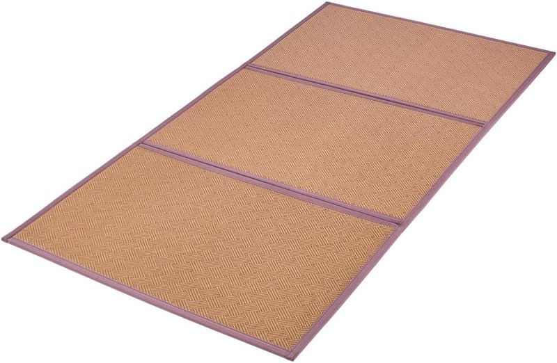 VEVOR Japanese Tatami Mat, Twin XL - 39'' x 80'' Foldable Handwoven Rattan Tatami Mat, Non-Slip & Easily Cleaned Tatami Mattress, Summer Breathable Tatami for Sleeping, Meditation, Yoga