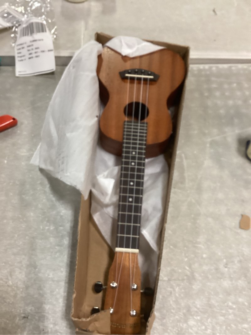 Condition photo showing As Is for Islander MC-4-EQ Satin Finish Mahogany Concert Elect/Acous Ukulele from Kanile'a
