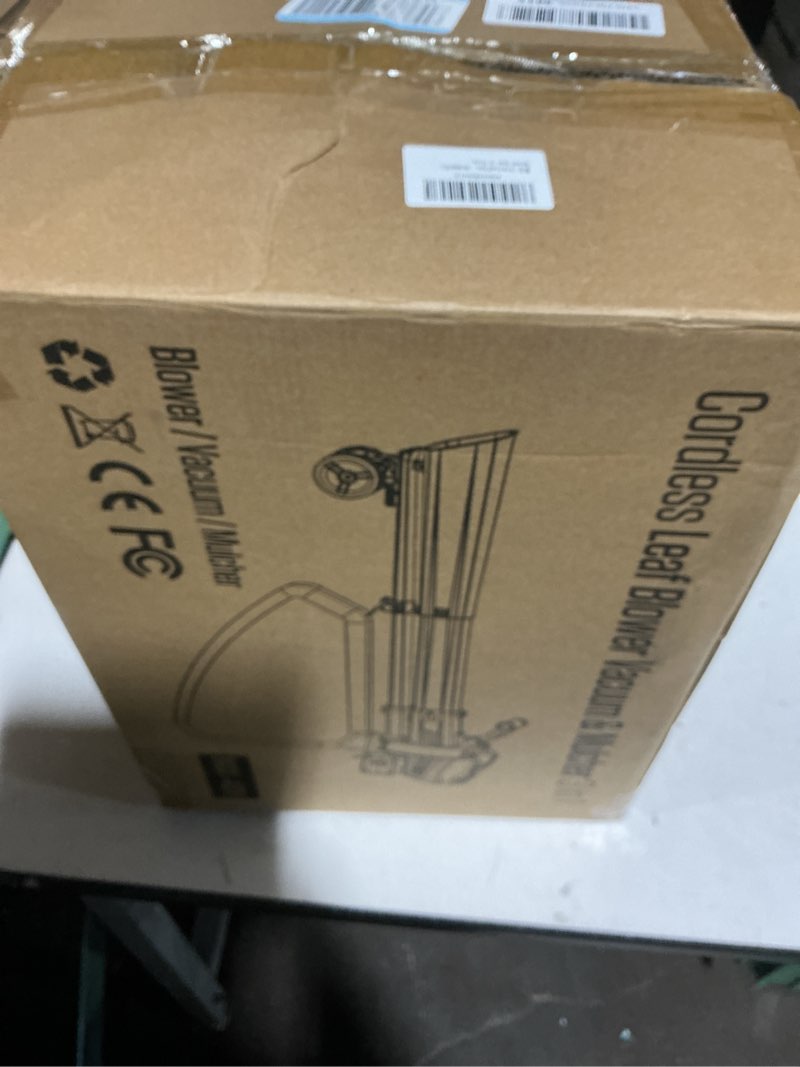 Condition photo showing Good Condition for 3-in-1 leaf vacuum cordless with bag compatible for milwaukee 18v battery, electric leaf mulcher & leaf vacuum with bag 40l, handheld leaf blowers for lawn care, 5 speeds, turbo mode(not battery)