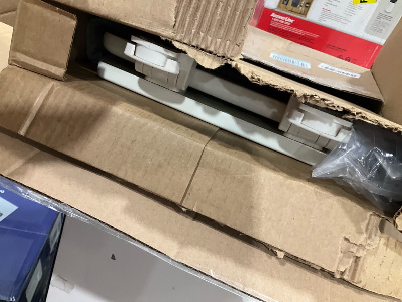 Condition photo showing Good Condition for Bemis Elongated Enameled Wood Toilet Seat in Biscuit with Easy•Clean? Hinge