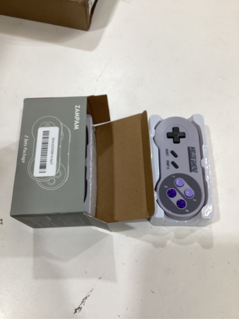 Condition photo showing New/Like New for ZAMPAM Wireless Controller for PC, Gamepad with USB Wireless Receiver Compatible with Switch i, Windows,iOS,Liunx,Android Device(Does not work with Mini SNES, Super Nintendo)