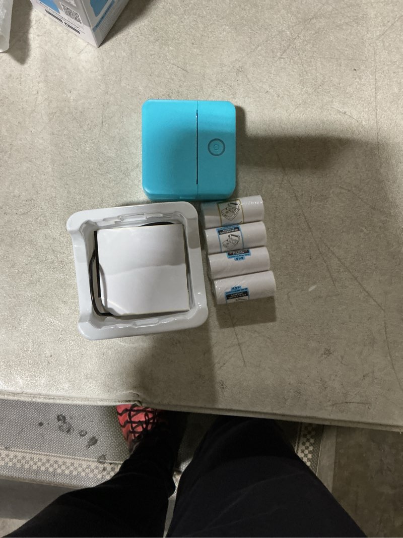 Condition photo showing Good Condition for core innovations ctp500 bluetooth mini portable inkless thermal printer & label maker + paper, android & ios (purple)