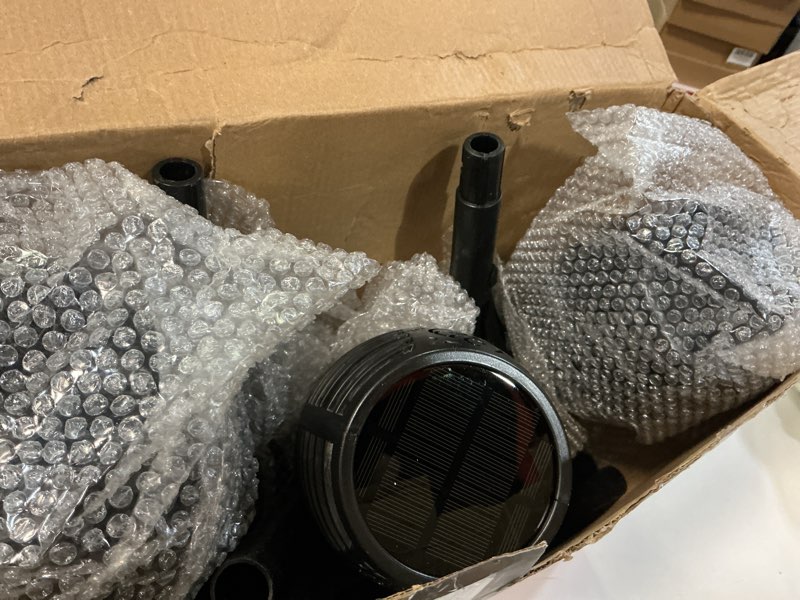 Condition photo showing As Is for Otdair 96 LED Solar Lights Outdoor Upgraded 6 Pack for Path Yard Garden