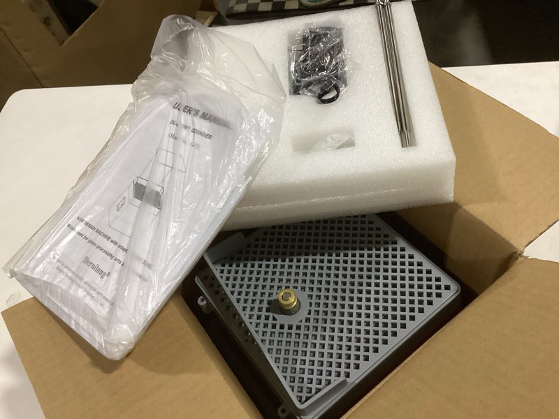 Condition photo showing Good Condition for Stained Glass Grinder, Portable Glass Grinder Art Grinding Tool with 5/8" Diamond Grinder Bit Red