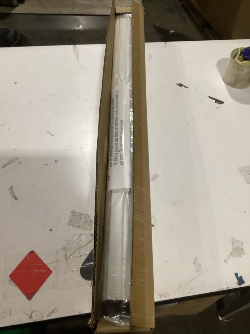 Condition photo showing Good Condition for LazBlinds No Tools No Drill Cordless Roman Shades for Windows, Blackout Thermal Insulated UV Blocking Window Blinds, Lightweight Fabric Blinds for Indoor Windows, 32" W x 60" H, Blackout - White White 32" W x 60" H