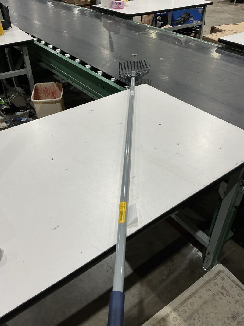 Condition photo showing As Is for project source 8-in plastic shrub rake with steel handle