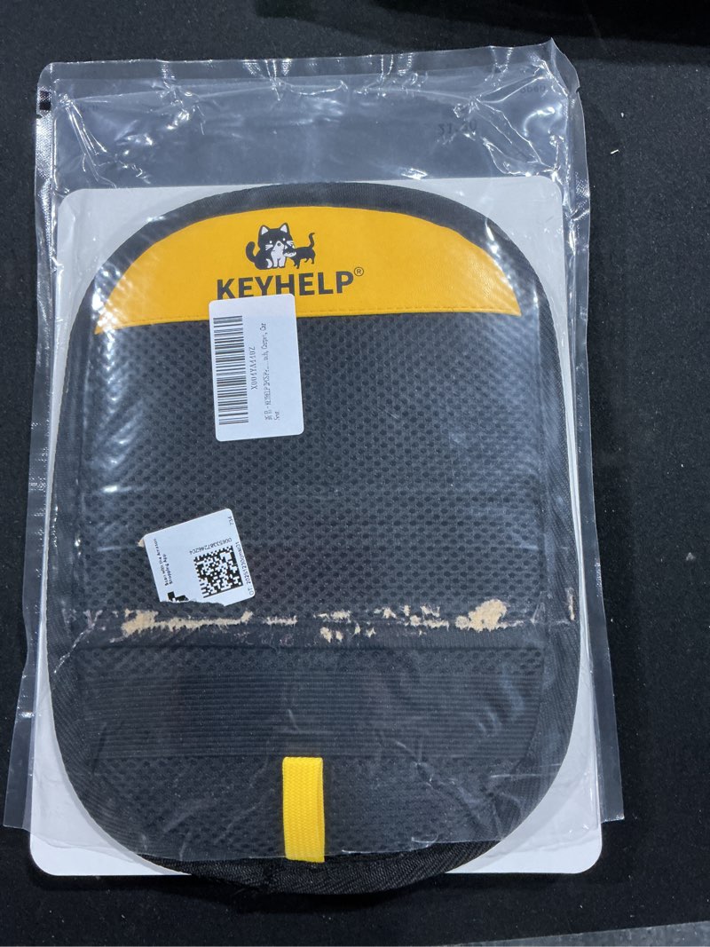 Condition photo showing As Is for 2PCS Pet Hair Removal Glove for Dogs & Cats, Newly Upgraded Reusable Electrostatic Pet Hair Gloves, Pet Hair Remover Tool for Clothing, Couch, Carpet, Car Seat 2PCS-BlackYellow