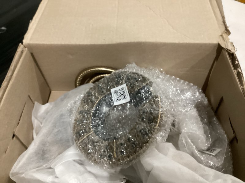 Condition photo showing As Is for Delta Faucet Albion 14 Series Single-Handle Shower Faucet, Gold Shower Trim Kit with 4-Setting In2ition 2-in-1 Dual Hand Held Shower Head with Hose, Champagne Bronze T142855-CZ-I (Valve Not Included)