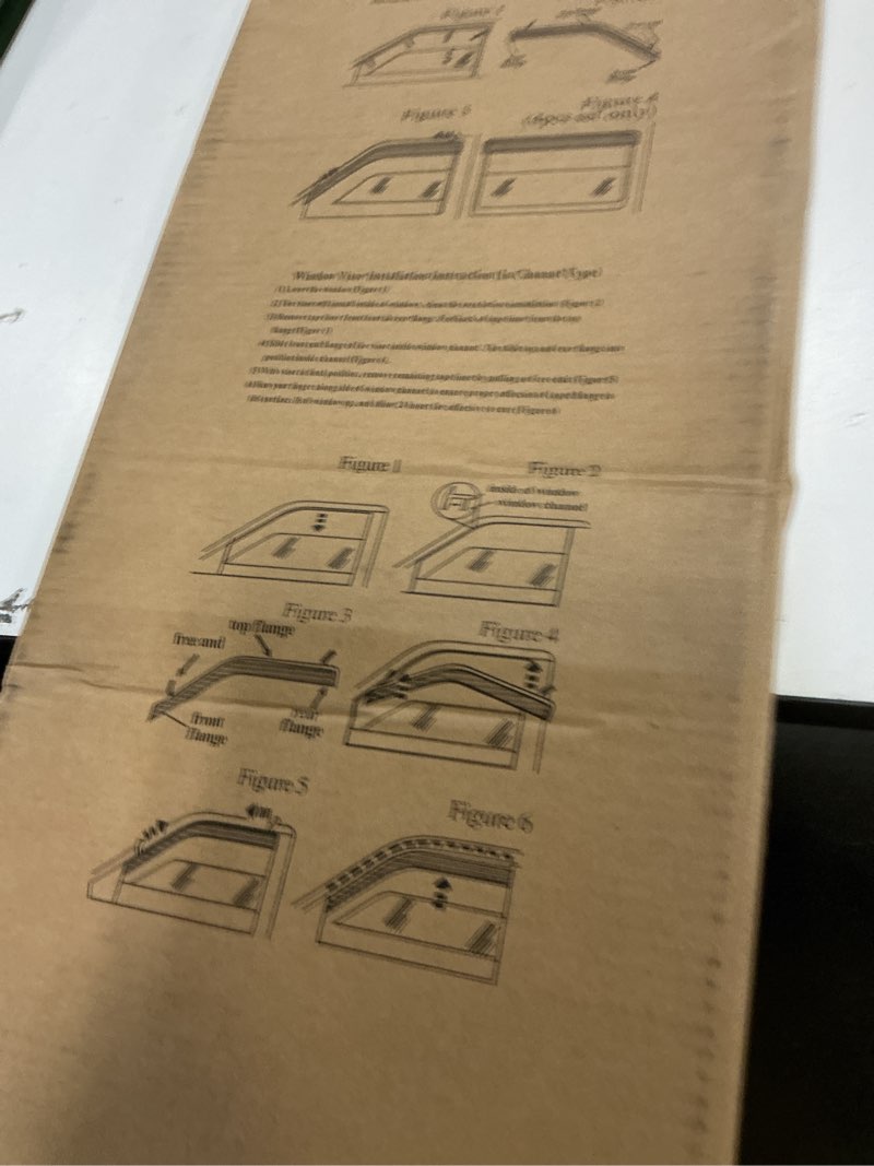 Condition photo showing New/Like New for ig window visors fit for 2003-2009 hummer h2, out-channel rain guards vent wind deflectors 4pc, car accessories for 03-09 hummer h2 2003-2009 h2