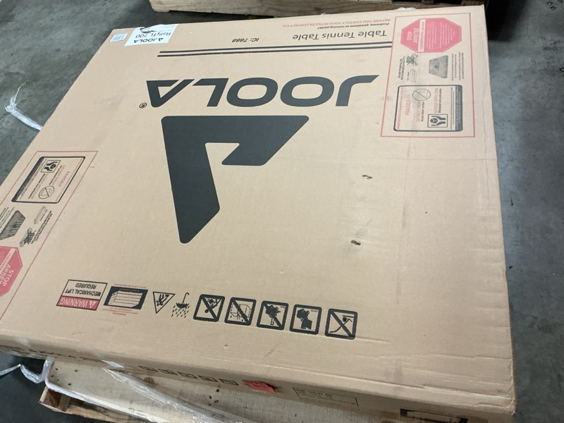 Condition photo showing New/Like New for JOOLA Rally TL Professional MDF Indoor Ping Pong Table w/Quick Clamp Table Tennis Net & Post Set - 10 Minute Easy Assembly - Corner Ball Holders - Tournament Quality - Includes Playback Mode Standard 25mm