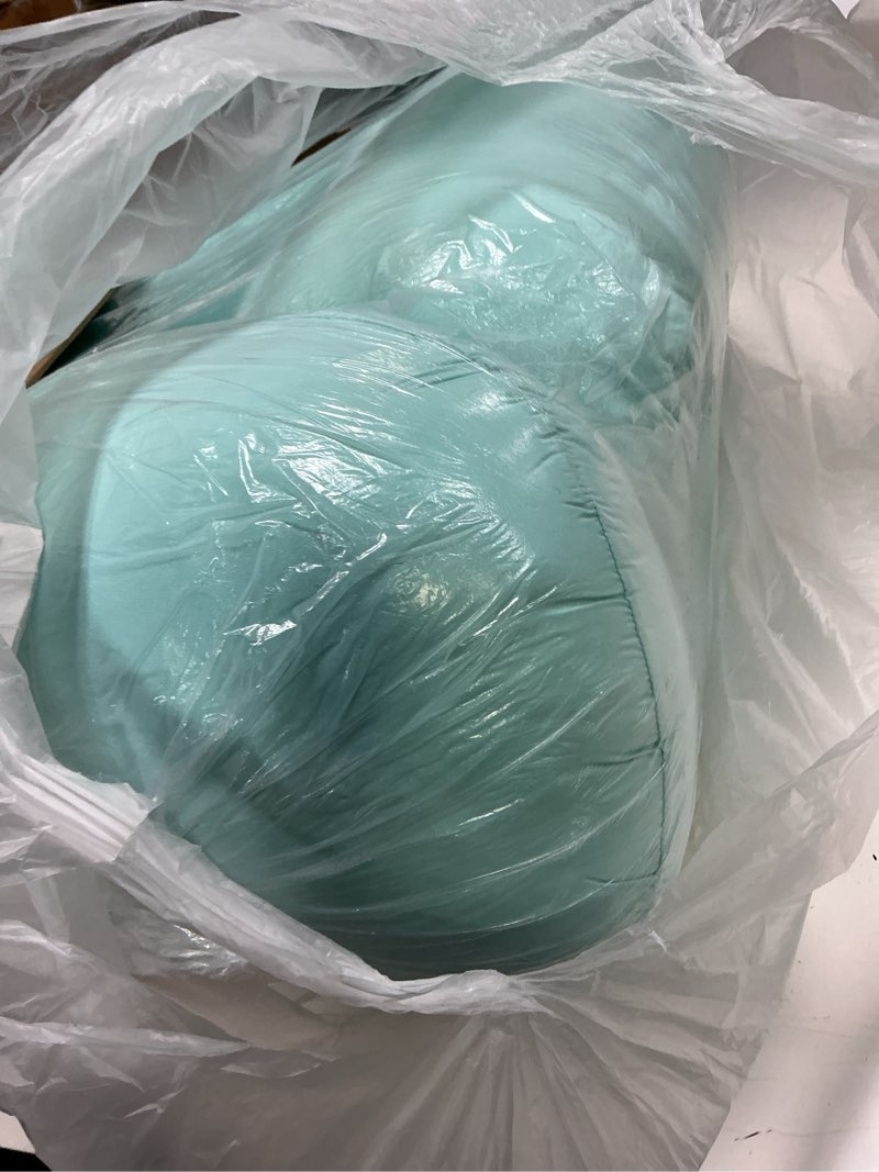 Condition photo showing Good Condition for cute castle cooling cover pregnancy pillows, soft u-shape maternity pillow with removable cover - full body pillows for adults sleeping - pregnancy must haves - jumbo 57 inch - turquoise turquoise 57 inch - cooling cover