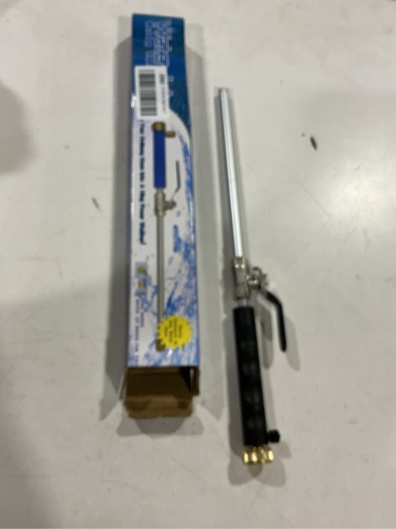 Condition photo showing Good Condition for upgraded jet nozzle for garden hose power washer wand hydro jet high pressure washer tools with 2 different nozzles and hose quick connectors black 18.0 inches