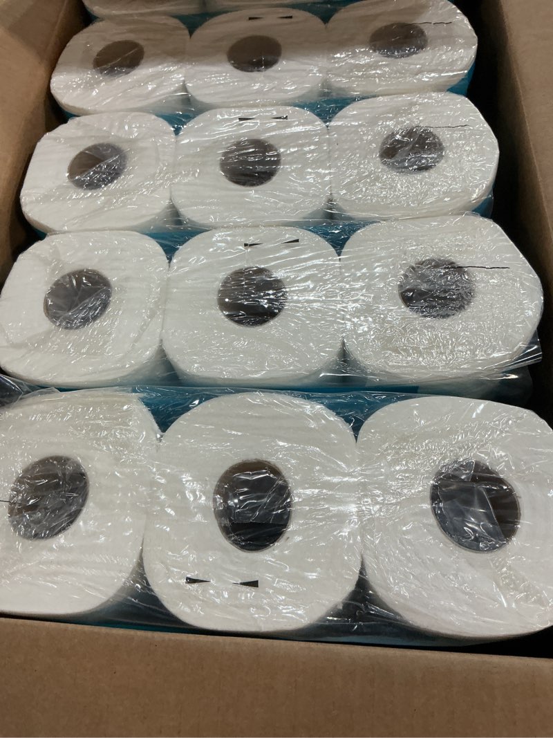 Condition photo showing New/Like New for amazon basics 2-ply soft toilet paper, 30 rolls (5 packs of 6), 350 sheets per roll, septic safe, equivalent to 185 regular rolls 350 sheet (pack of 30)