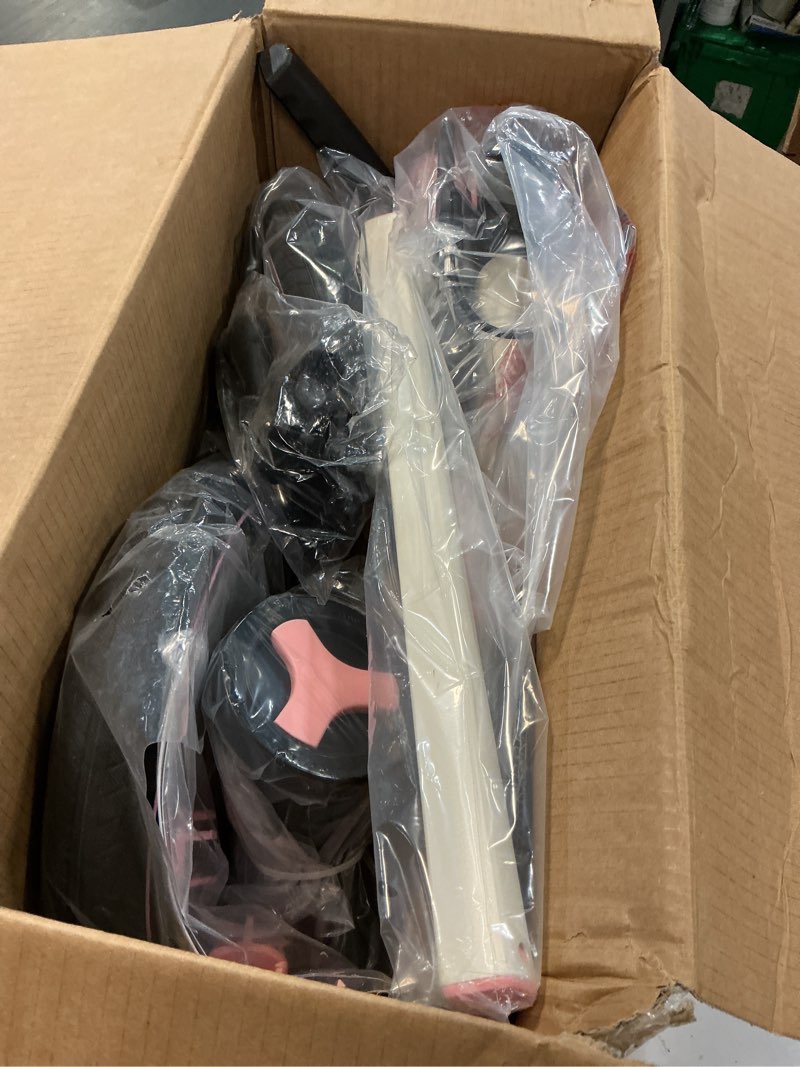 Condition photo showing New/Like New for jmmd 6 in 1 toddler bike with push handle for kids 18-60 months, 12" foldable balance bike with training wheels, pedals, brakes, kickstand, push tricycle toddler gift & toys for boy & girl pink large