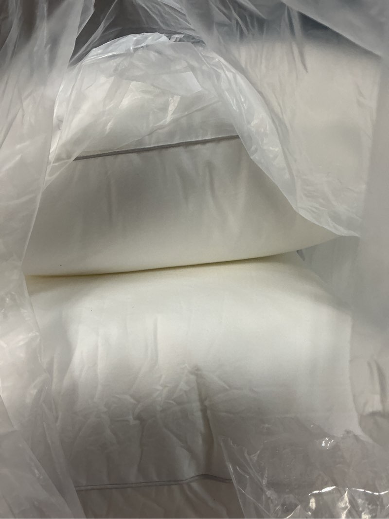 Condition photo showing Good Condition for oubonun 20 x 20 throw pillow inserts (set of 2) with 100% cotton cover - 20 inch square interior decorative sofa pillow insert pair - white couch pillow 20x20 inch (pack of 2)