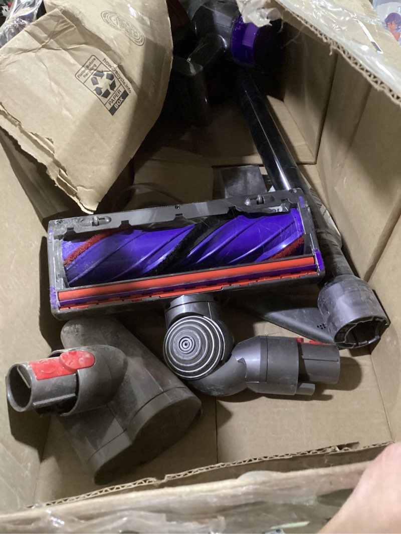 Condition photo showing As Is for Dyson V8 Plus Cordless Vacuum, Cleans Hard Floors and Carpets, Detangles, Converts to Handheld, 115AW, 2 Power Modes, Up to 40 Minutes¹