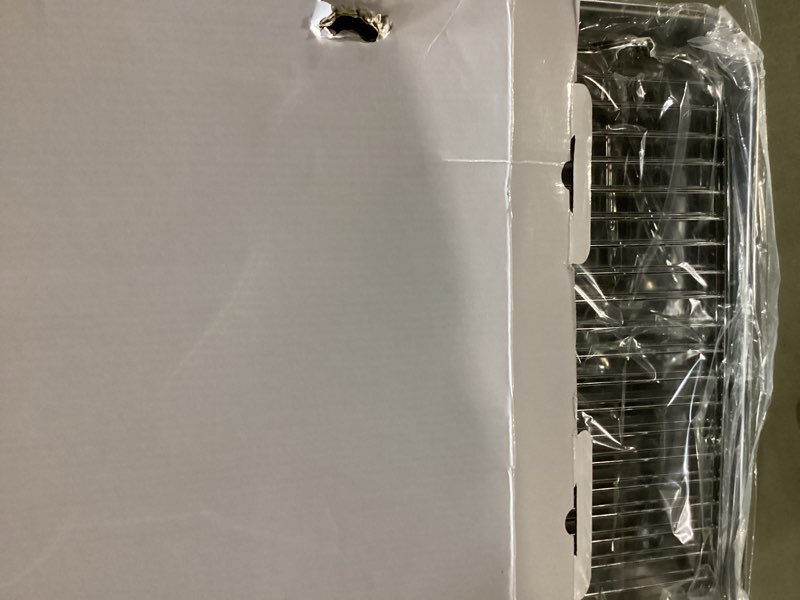 Condition photo showing New/Like New for TeamFar Baking Sheet with Rack Set of 4, 20’’×14’’×1.2’’, Half Size Stainless Steel Cookie Sheet Baking Pans with Cooling Rack Set, Non Toxic & Rust Free, Mirror Finish & Easy Clean, 2 Pans & 2 Racks 20'' x 14'' x1''