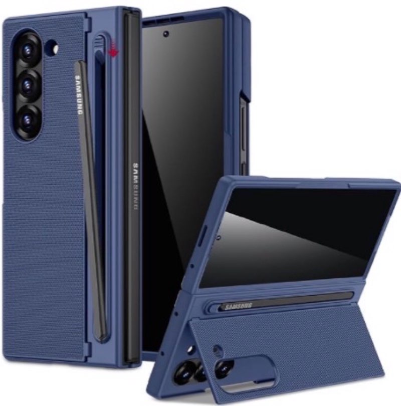 miimall for samsung galaxy z fold 6 case with s pen holder slot [military grade drop][built-in priva