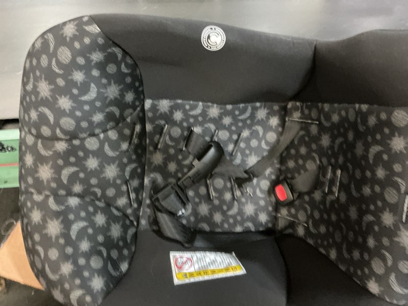 Condition photo showing New/Like New for cosco kids scenera extend infant & toddler convertible car seat, moonlit night, black