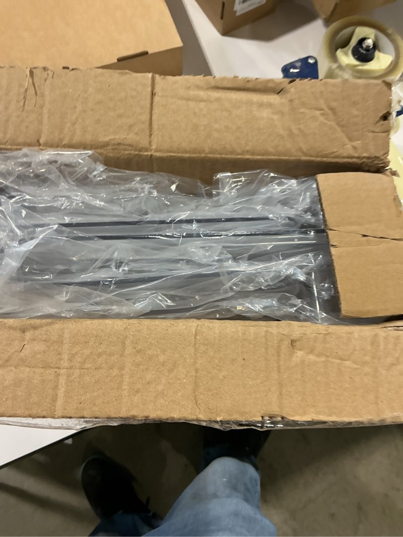 Condition photo showing Good Condition for ninonly 8 pack acrylic shelf dividers, 12 inch vertical clear closet organizers and storage for sweaters, shirts, handbags, bookshelf pantry organization, multi-purpose shelf organizer for bedroom