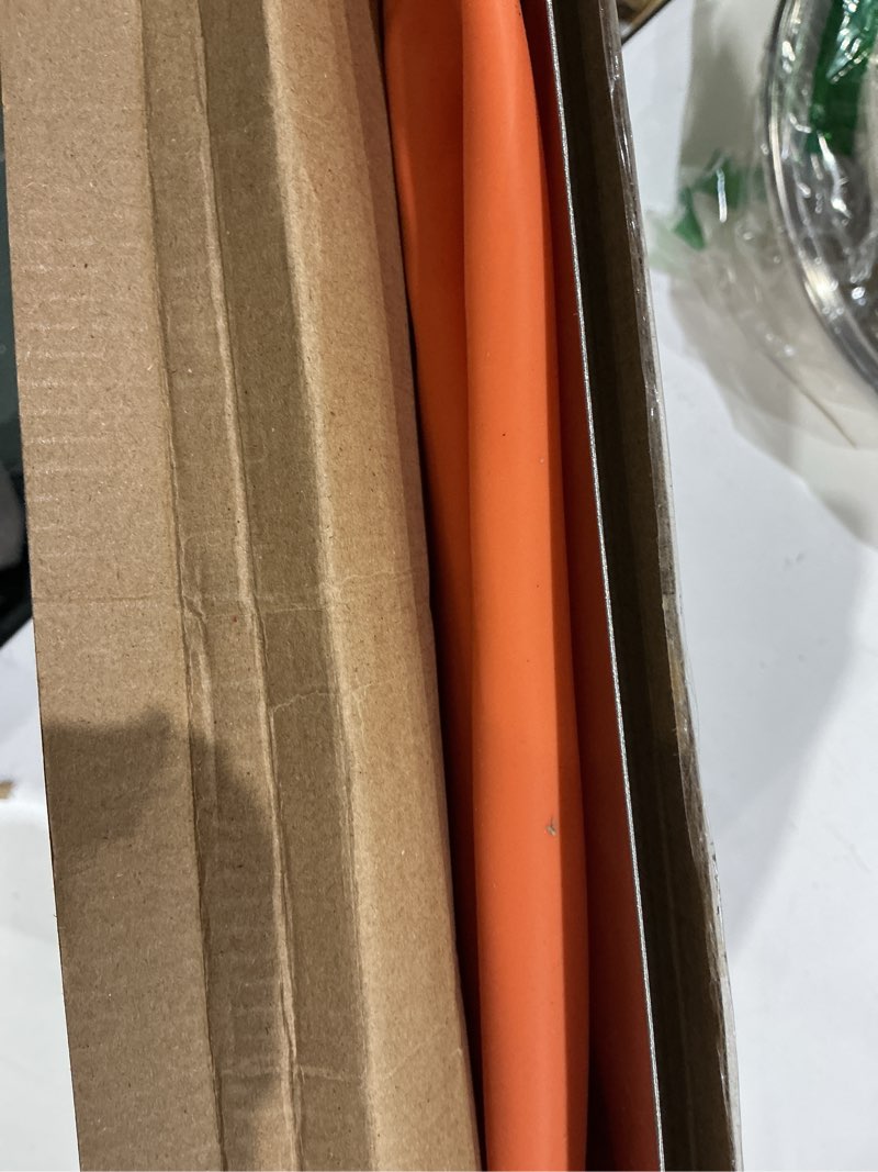 Condition photo showing As Is for huakener large stainless steel cutting boards for kitchen, cutting board with counter lip, cutting board with silicone mat for meat, fruits, vegetables, bread (15.7 x 11.8 inch)