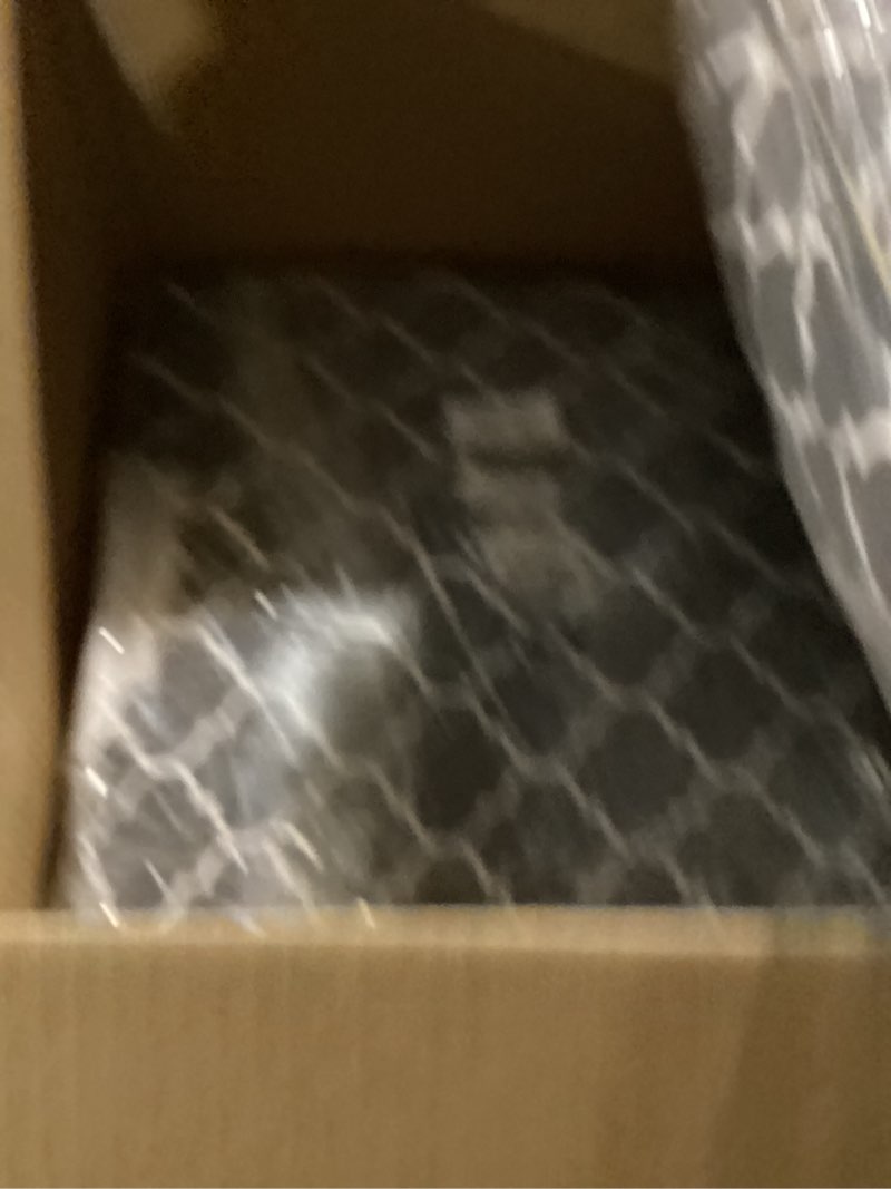 Condition photo showing New/Like New for covers & all premium square throw pillow inserts with covers set of 4, 20 x 20 inches charcoal gray, decorative cushions for couch sofa home decor office travel uv resistant waterproof soft cushions charcoal gray 20" x 20" (pack of 4)