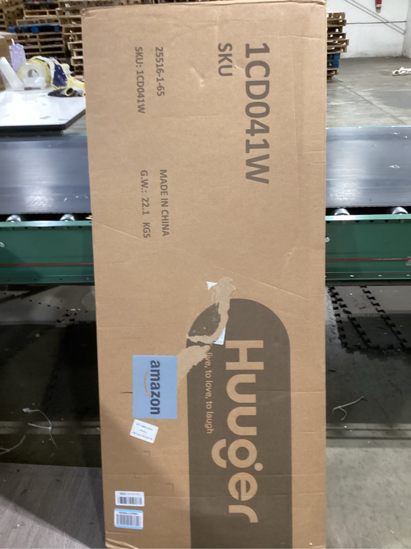 Huuger 63 Inch L Shaped Desk with Power Outlets and USB-C Port, Reversible Computer, Larger Office C