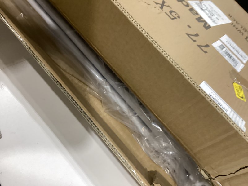 Condition photo showing As Is for Window Guards for Children, Fit 63"-86.2" Wide Window Security Bar, 29.92inch High White Window Bars Security Inside, Child Safety Window Guard (3 Piece) 3 piece (63"-86.2")