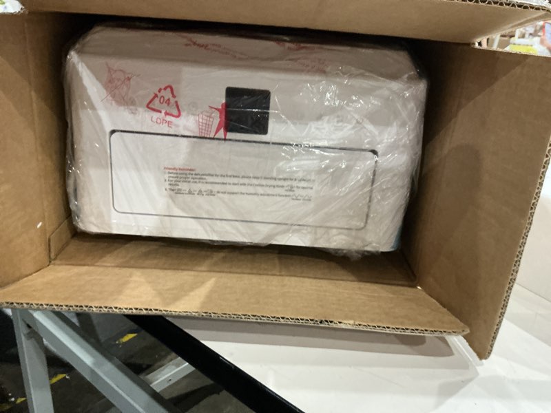 Condition photo showing Good Condition for 2026upgraded 5000 sq.ft 80 pint energy star dehumidifier for basements with large 1.72 gal tank,portable smart compressor whisper dehumidifier for home/bedroom/bathroom