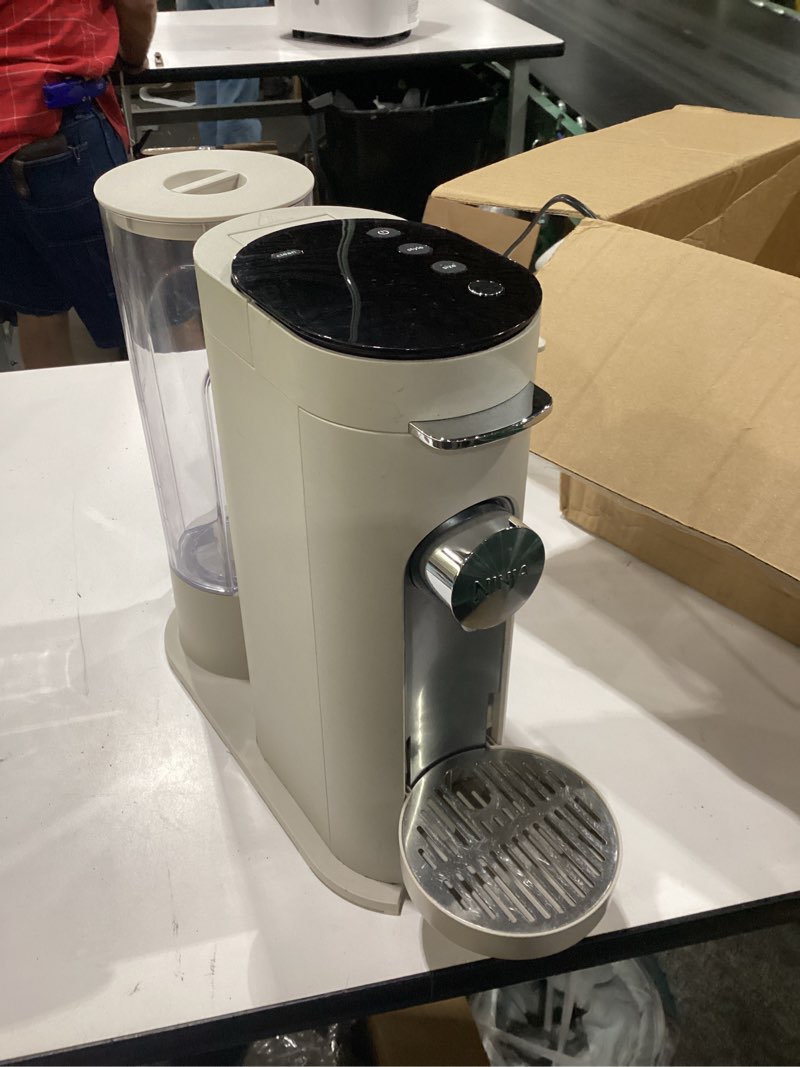 Condition photo showing Good Condition for ninja pods & grounds single-serve coffee maker, k-cup pod compatible, brews grounds, compact design, 56-oz. reservoir, 6-oz. cup to 24-oz. travel mug brew sizes, iced coffee maker, stone, pb041st