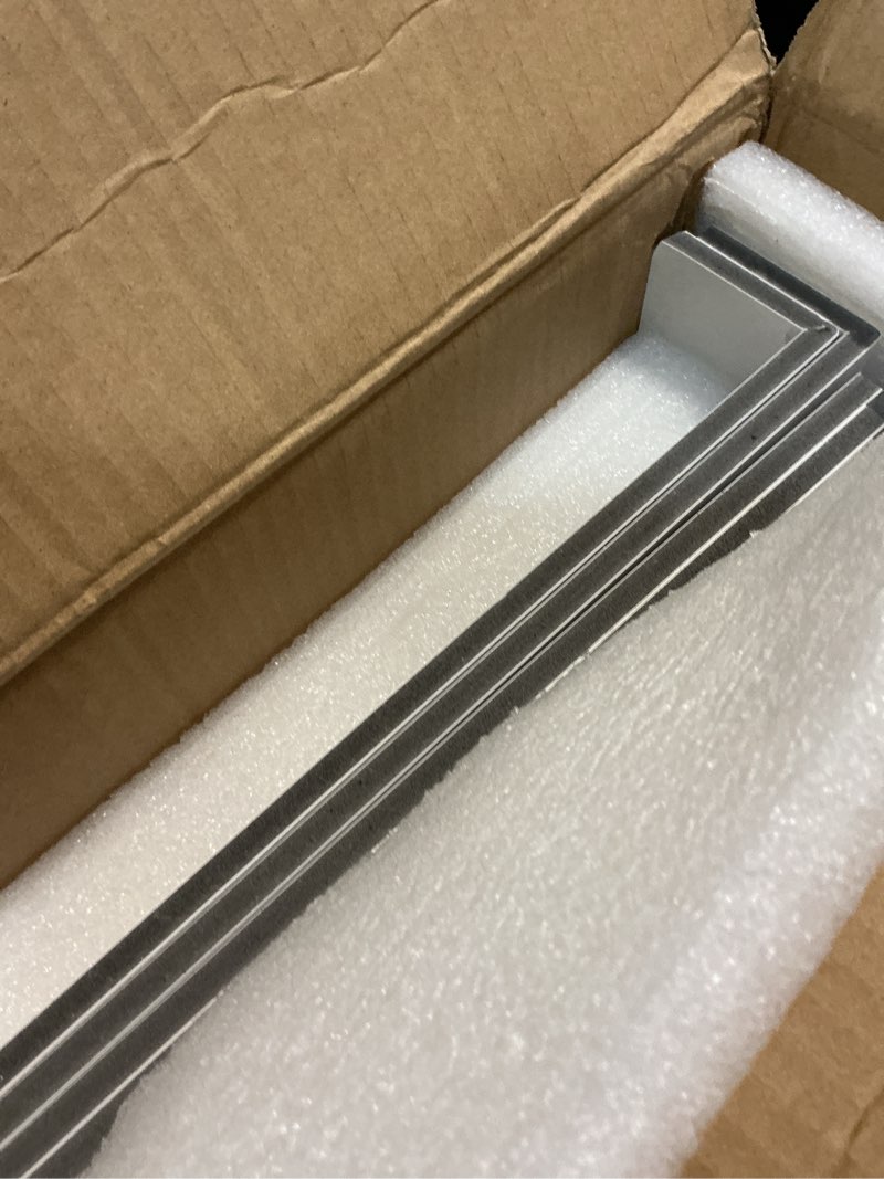 Condition photo showing Good Condition for 5 pack 36x12in wire shelf cover for pantry, closet, kitchen – waterproof faux wood-look wire rack covers for shelves, multiple no-tool installation 36x12x2in white