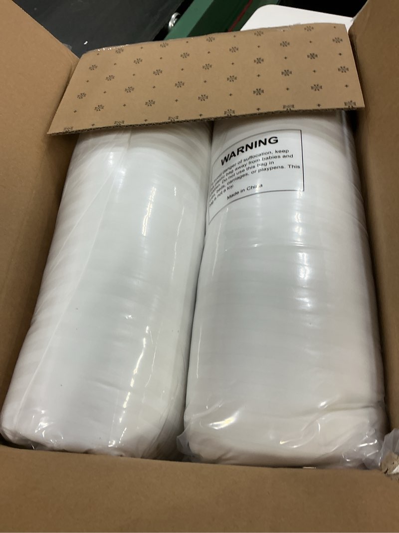 Condition photo showing New/Like New for beckham hotel collection bed pillows standard/queen size set of 2 - original soft down alternative pillow for sleeping - soft support for back, stomach or side sleepers queen / standard white