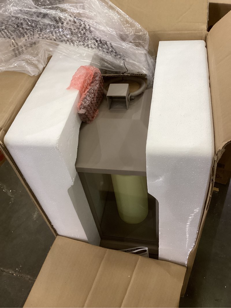 Condition photo showing New/Like New for 29” duraflame® Infrared Quartz Electric Lantern Heater color French gray finish 