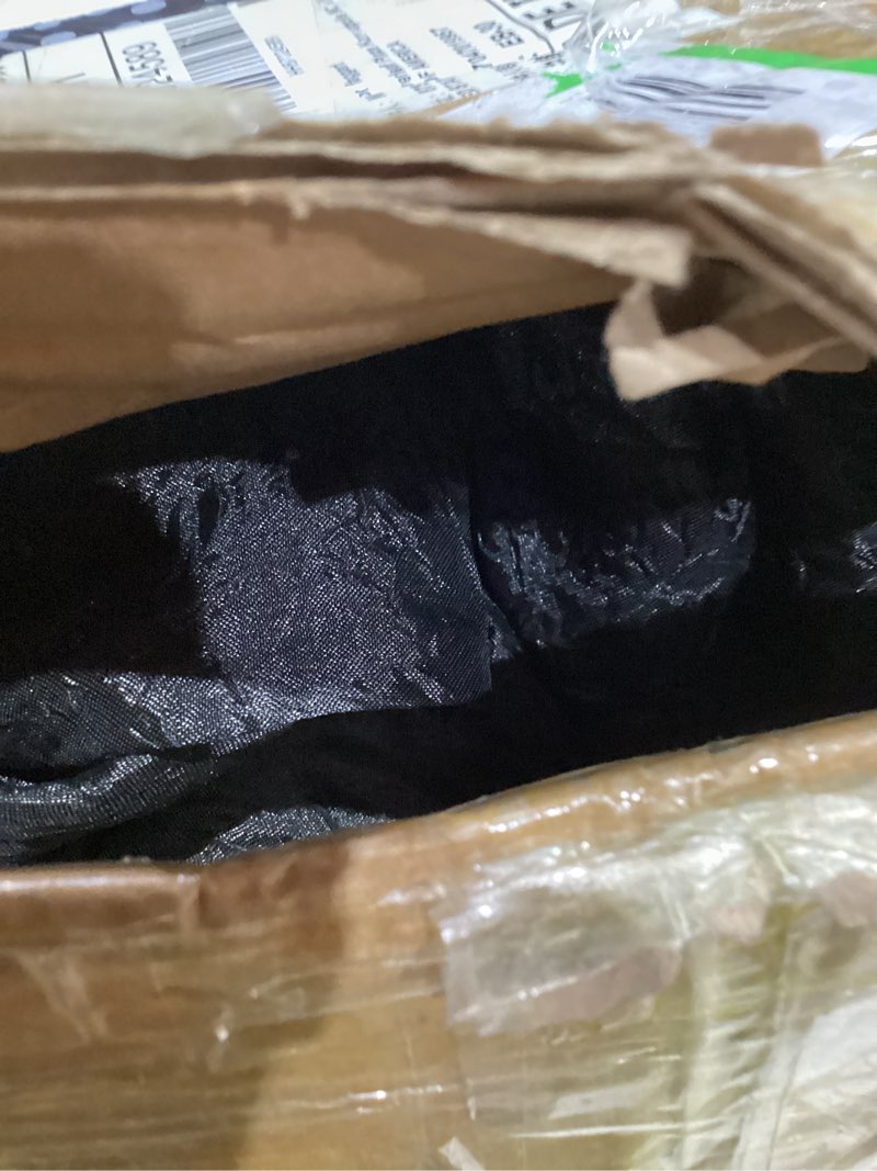 Condition photo showing Good Condition for Joydeco Black Velvet Curtains 90 inch Length 2 Panels, Luxury Blackout Rod Pocket Thermal Insulated Window Curtains, Super Soft Room Darkening Drapes for Living Dining Room Bedroom,W52 x L90 inches 52"W x 90"L (Pack of 2) Rod Pocket | Black