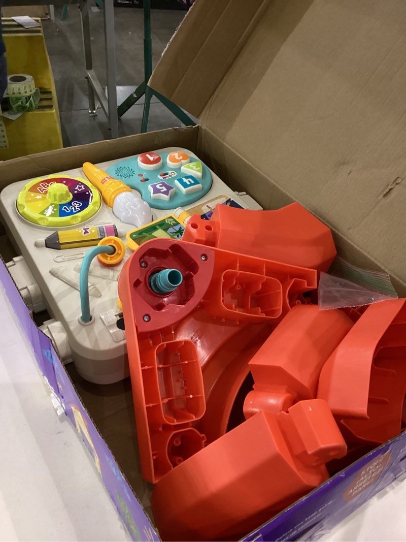 Condition photo showing As Is for Fisher-Price Baby & Toddler Toy Laugh & Learn 4-in-1 Activity Table & Art Easel with Educational Music for Ages 6+ Months, Multilanguage Version