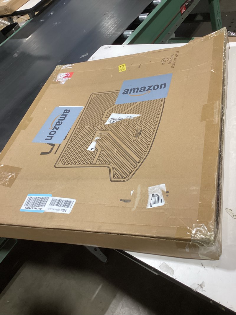 Condition photo showing Good Condition for lasfit trunk mat & backrest mats for lincoln aviator 2026 2025 2024 2023 2022 2021 2020, all weather tpe custom fit cargo liner for aviator cargo mat 2020-2026, black, easy to clean 2020-2026|for lincoln aviator|trunk&backrest mats