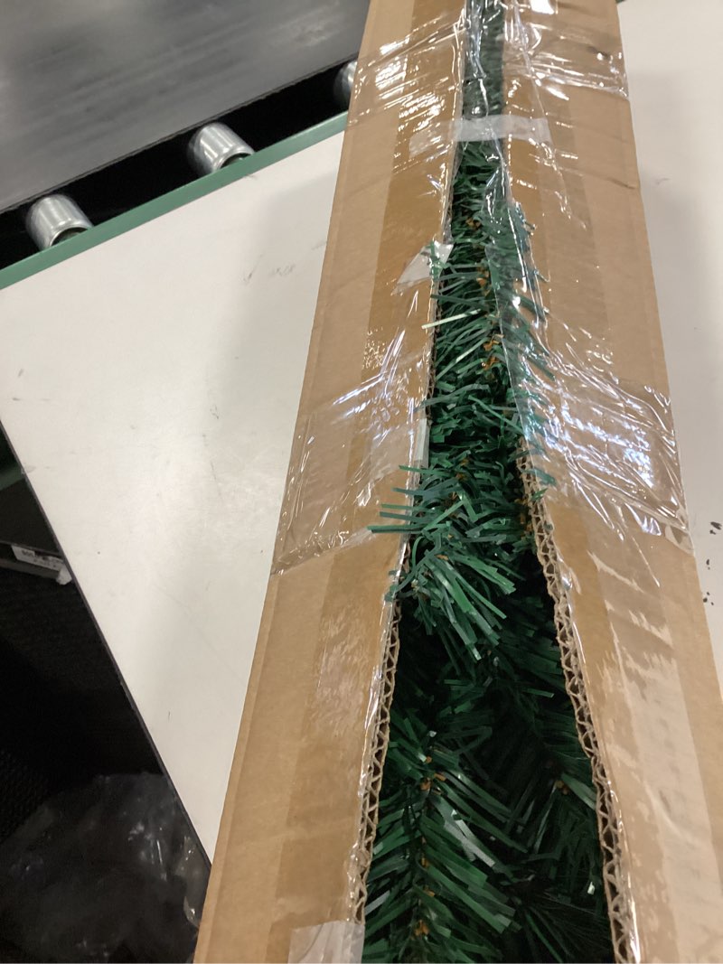 Condition photo showing As Is for Christmas Tree 4 Ft Artificial Pine Tree Realistic Premium Spruce Hinged Full Christmas Tree with 300 Branches for Home Party Office Decoration (4ft)