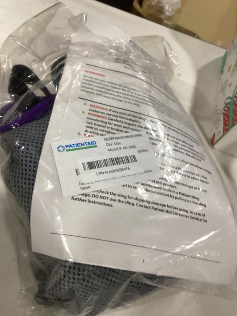 Condition photo showing Good Condition for patient aid full body commode sling - easy-to-wash mesh fabric for bathing and toileting - comfy safe lifting and transfers for children and young adults - small, 135lb. maximum carrying capacity small (pack of 1)