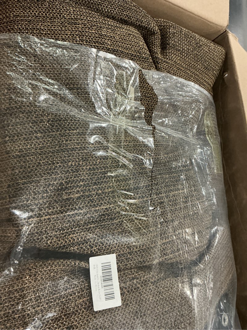 Condition photo showing Good Condition for Sun Shade Cloth with Grommets,90% UV Protection Shade Fabric,Pergola Shade Cover Canopy Fence Privacy Screen Balcony,Brown Sunshades for Patio Pergola Garden Backyard Outdoor,Mocha-5x10FT 5x10FT Mocha