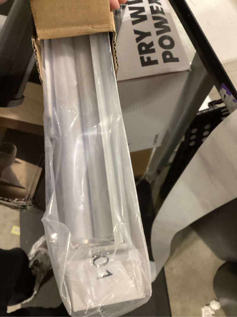 Condition photo showing Good Condition for LazBlinds Cordless Roller Shades for French Doors, No Drill French Door Blinds for Privacy, Light Filtering Roll Up Shades for Front Door Sidelight Glass Door Patio, 20 5/8" W x 24" H, White Light Filtering - White 20 5/8" W x 24" H Covering Width 20"