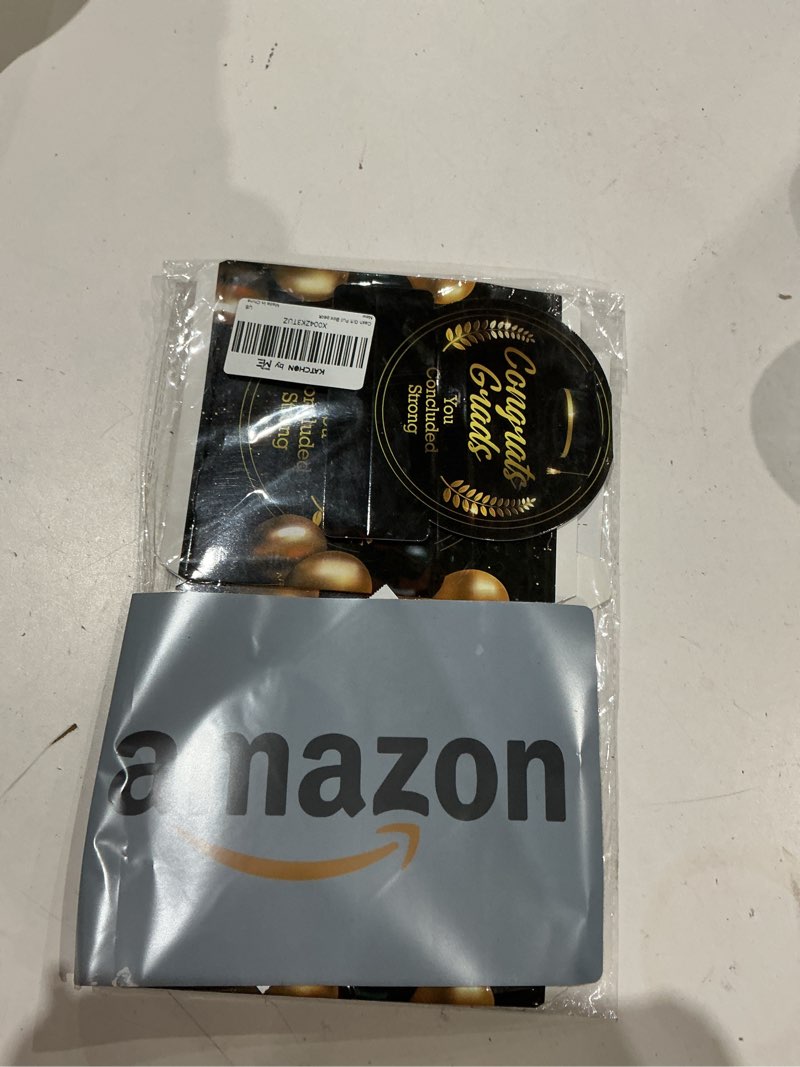 Condition photo showing As Is for graduation gifts, graduation cash gift pull box - congrats grad money holder with pull out card for boys, girls, high school, college | graduation money box | graduation decorations 2026, katchon