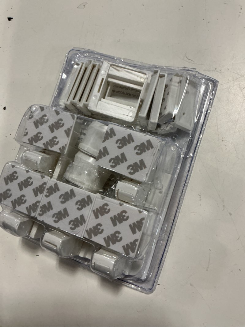 Condition photo showing Good Condition for vmaisi adhesive magnetic locks for cabinets & drawers (10 locks and 2 keys) | helps keep kids out of cabinets standard 10.0