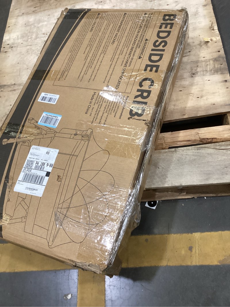 Condition photo showing As Is for  Bedside crib