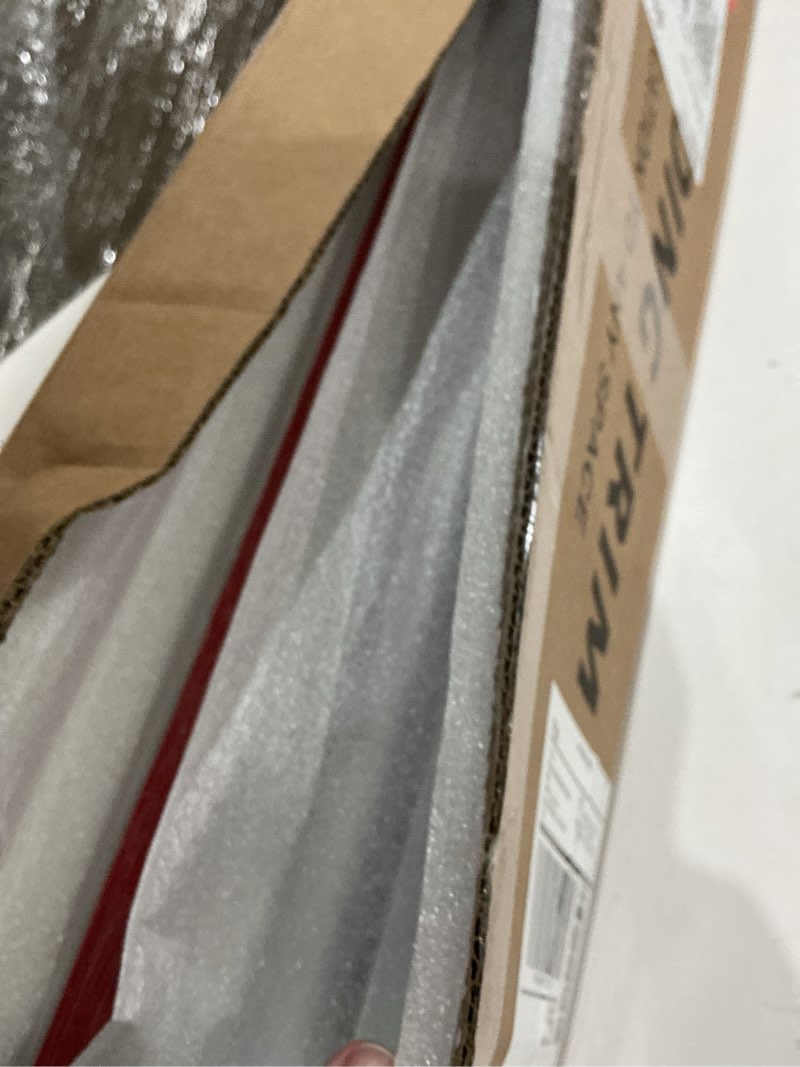Condition photo showing Good Condition for 3 set peel and stick wall molding kit, 24" x 24" premade self adhesive wainscoting panels, ready to assemble accent molding trim for interior wall moulding decor 24x24in