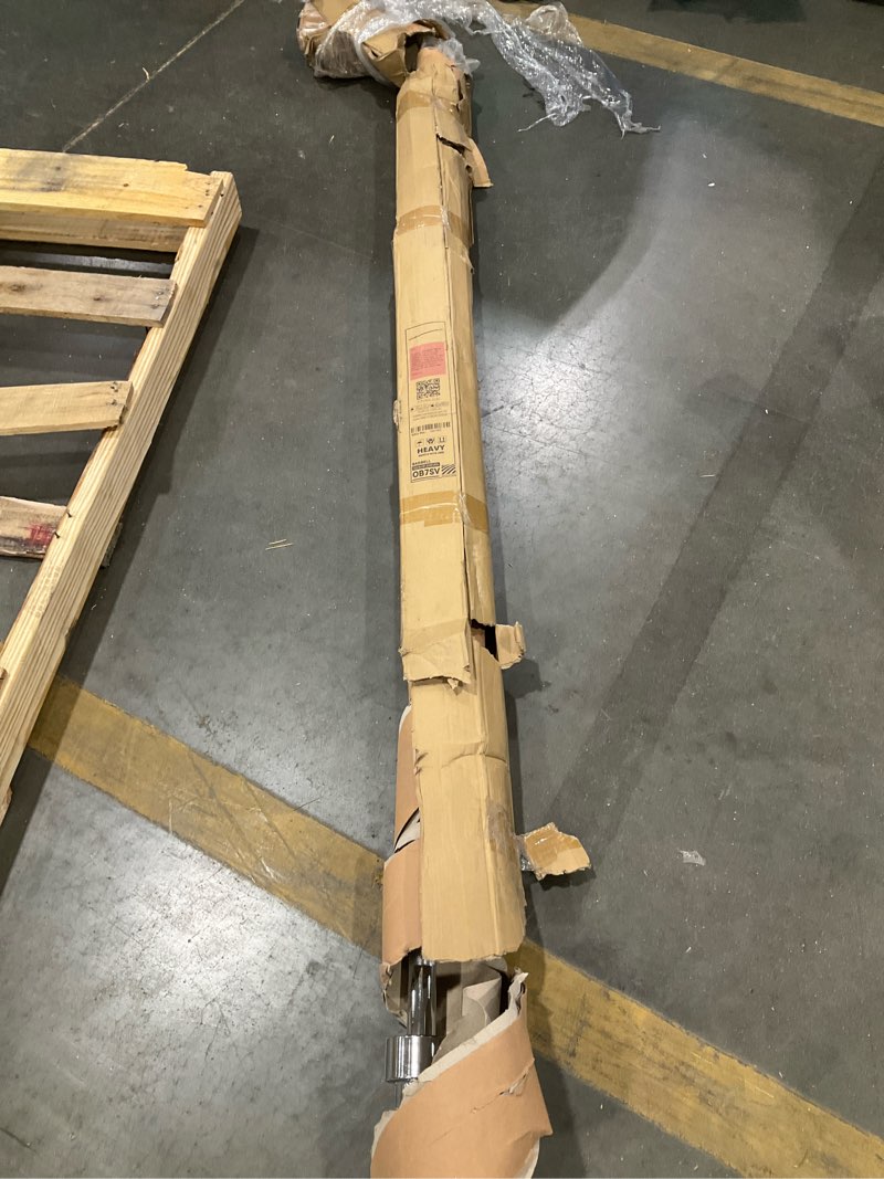 Condition photo showing As Is for fitvids 2 inch olympic barbell bar, 5/6/7 feet bar with collar for home gym strength training, weight lifting, bench press, 700 lb capacity 7-foot