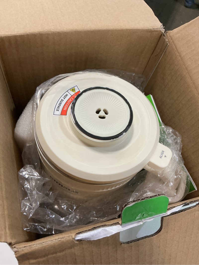 Condition photo showing New/Like New for 8 in 1 nut milk maker blender, 32oz homemade soy, almond, oat, coconut, plant based and non dairy beverages, automatic soybean machine with delay start/keep warm/boil water, cream