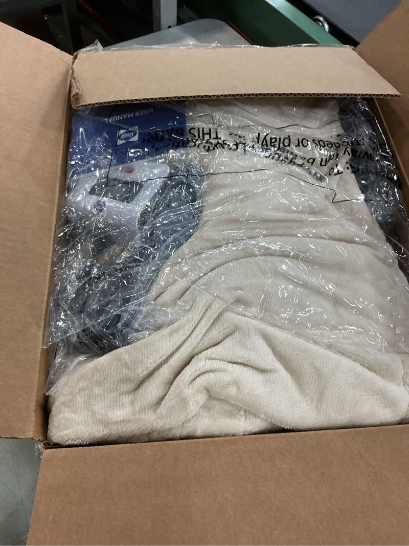 Condition photo showing Good Condition for Sealy Electric Blanket King Size, Flannel Heated Blanket with10 Heating Levels & Auto Shut Off, Mach