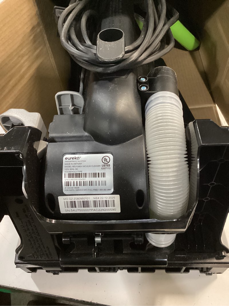 Condition photo showing As Is for eureka airspeed ultra-lightweight compact bagless upright vacuum cleaner, neu10ae4, green green compact
