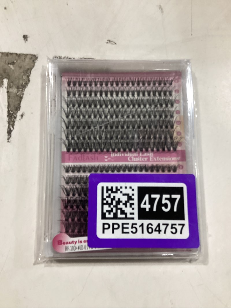 Condition photo showing New/Like New for lash clusters 240pcs 40d 12-18mm mixed tray 3d effect volume individual lashes cluster eyelash extensions fluffy soft d curl individual lashes diy lash extension kit at home (40d-0.07-d,12-18mm) lash-40d(3d effect)-07d-12-18mix